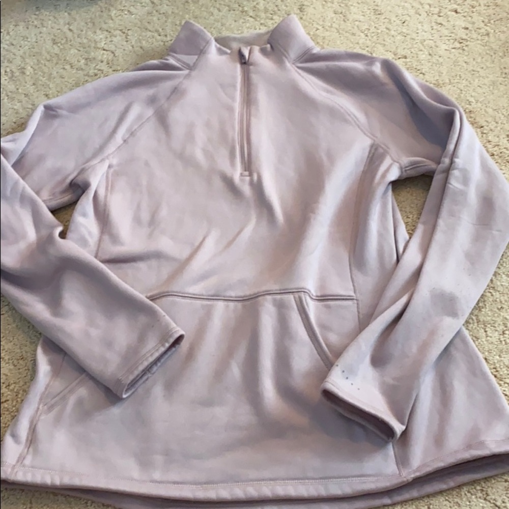 Lavender quarter zip sweatshirt